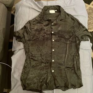 ASOS floral silk shirt